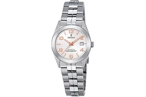 FESTINA Reloj Analógico para Mujer de Cuarzo con Correa en Acero Inoxidable F20438/4