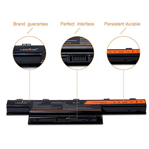 LENOGE Neue Laptop-Batterie (Mit Samsung Zellen) für Acer Aspire 4253 4551 4552 4738 4741 4750 4771 5560 7750G und Acer TravelMate 4740 4740G 5735 5735Z 5740 5740G und Gateway NV55C - 5