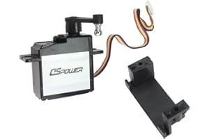 dailymall 6KG Lenkservo Metallgetriebe Hochdrehmoment Servo für Wltoys 144001 1/14 RC Auto