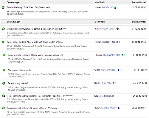 Schlangengift-Creme für die Reduzierung von Falten und Hautstraffung - 4