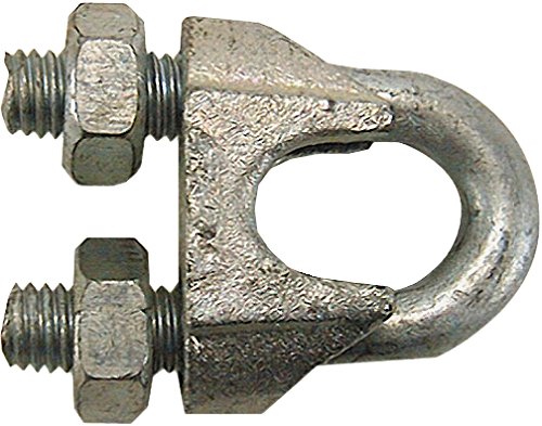 Preisvergleich Produktbild Drahtseilklemmen DRAHTSEILKLEMMEN VERZ DIN 741 3 / 16`` (Liefermenge=17)