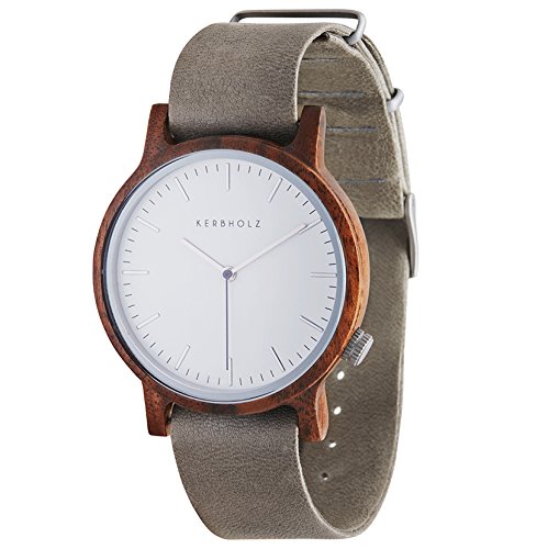 Kerbholz Herren-Armbanduhr Walter Analog Quarz Leder 0705184599882 Kerbholz Herren-Armbanduhr Walter Analog Quarz Leder 0705184599882