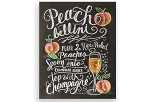 Ducomi Quadri Vintage Targhe Metallo Decorative - Stampe Americane per Muro Parete - Quadro Metallico Appendere - Accessori Arredo Soggiorno (Cocktail 10788)