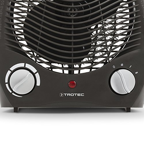 TROTEC Heizlüfter TFH 20 E in der Trendfarbe Mocca, 2 Heizstufen (max. 2000 W),1 Kaltstufe (Ventilatorfunktion) für Wohnräume, Büros, Werkstätten - 2