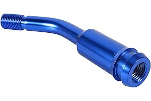 Minyinla 5in Auto Schaltknauf Extender Bent Schalthebel Hebelverlängerung Verlängerung Schaltknauf Shift Schaltgestänge Extender für T4 1990-2003 Blau