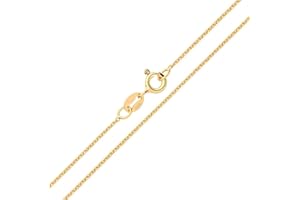 Old English Jewellers 9ct Yellow Gold on Silver Belcher Chain Necklace 16" 18" 20" 22" 24"