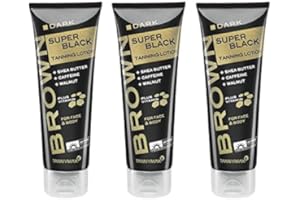 DAVARTIS Loción bronceadora TannyMaxx Brown Super Black (3 unidades, 125 ml)