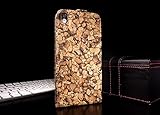 Urcover&reg; HTC Desire 816 Schutz H&uuml;lle Next Station Moskau [ Kork Holz Handarbeit ] Flip Wallet Case Cover Tasche Etui Braun
