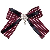 Kreative handgemachte Krawatte des Mannes Schwarz Rote Streifen In Europa Und Die Übertriebene Große Bowknot Brosche Broschen Bohemian Frauen Set Auger Ribbon Fliege handgefertigte Holz Hochzeit oder