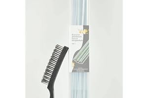 TECH'N'FAST Kit brasure Aluminium basse température + brosse inox de préparation-baguettes 3mm x 400mm - T° de travail 380°C - Résistance : 33Kg/mm² - ALU'N'BRAZ (16 baguettes)