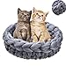 Produktbild Gereton Chunky Garn Haustier Nest Durable Woolen Knitting Katze Bett Handgefertigte Dicke Wolle Hundelichter Kennel Pet Bett Pet Cage Mat für Kleine Hunde Katzen Grau