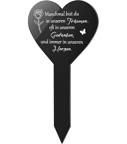 Photect Grabschmuck Wetterfest Grabstecker Metall H Produktbild-Vorschau 3