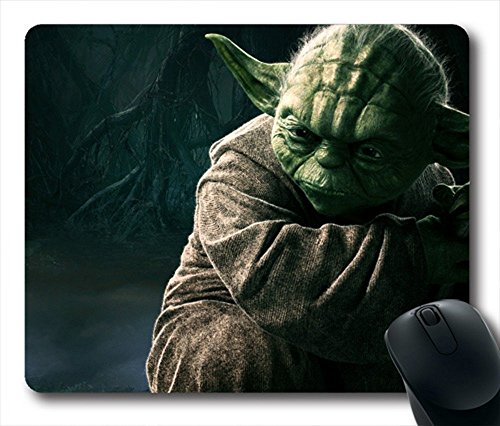 Custom & Personalized Star Wars YODA Mouse Pads/Mats-Picture Printed Rectangle/Oblong Mousepad in 7"*9"