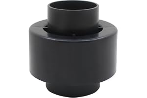 Slangadapter 100 till 50 63 mm reducering spånsug träspån förminskare rördelar rör rörsystem dammsugarsystem (64-100-57mm)