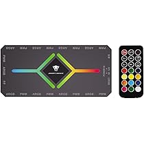 Supporto GPU RGB Con Luce ARGB 5V E 4Pin – Regolabile, In Lega Di Alluminio, Compatibile Con La Maggior Parte Dei Case