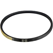 Courroie Trapézoïdale M-19 – 452 Mm Circonférence Intérieure – Transmission Puissante En Caoutchouc Néoprène
