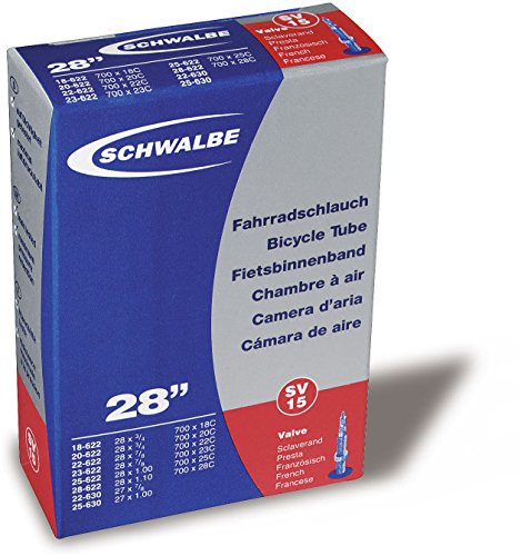 Schlauch Schwalbe SV 15, 27/28x3/4-1 1/8" 18/28-622/630, SV40mm,10427343