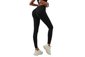 Neteson Leggings Deportivos Mujer Push Up Pantalones Cintura Alta Leggings Scrunch Butt Mallas Anticeluliticos Sin Costuras Opaco Pantalones Gym Yoga Fitness Jogging