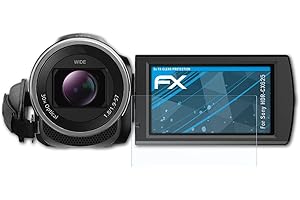 atFoliX Schutzfolie kompatibel mit Sony HDR-CX625 Folie, ultraklare FX Displayschutzfolie (3X)
