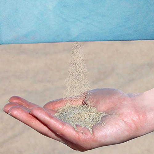 Stranddecke Sand-Frei Matte Stranddecke Sand-Proof Faltbar Schnell Trocken Leicht zu Reinigen Beach Decke 200 x 200cm (Blau) - 3