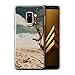 Price comparison product image Stuff4 Phone Case for Samsung Galaxy A8 2018 Beautiful World Art Barren Desert Wasteland Design Transparent Transparent Slim Hard Cover