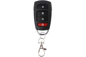 SagaSave 433 MHz universell ersättning kloning elektrisk grind garagedörr fjärrkontroll med nyckelkedja