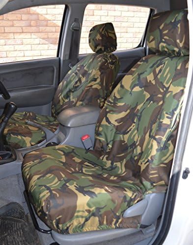 Turtle Covers TOHI05FPINGC Tailored Waterproof Washable Front Seat Covers [Green Camouflage]