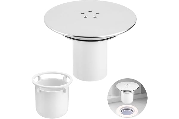 Duschavloppsskydd, dräneringslock dusch avloppsskydd, 90 mm/115 mm duschdräneringslock för Viega Tempoplex avloppsdekor, dusc