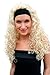 Produktbild WIG ME UP ® - PW0102-KB88 Perücke & Stirnband BLOND lang Locken Vamp 80er