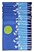 Produktbild Lashuma Strandtuch Mykonos | blaues Duschtuch | hochwertige Sporthandtuch | saugstarkes Frottee Badetuch | 75 x 150 cm