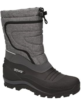BOWS Bente- Herren Damen Kinder Unisex Schnee Stiefel Winter Boots Schlupf Schuhe Gefüttert Wasserdicht Wasserabweisende