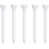 Zivisk Bamboo Golf Tees 100 Count, 38mm 70mm 83mm Wooden Tees Golf
