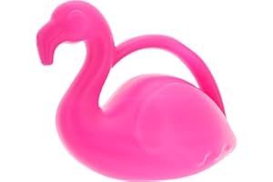MIK Funshopping Regadera para niños de plástico en divertido diseño de animales, volumen 1,5 litros (Flamingo rosa)