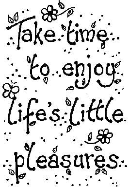 Celebration and Occasion Stamps Take Time Stamp, Black