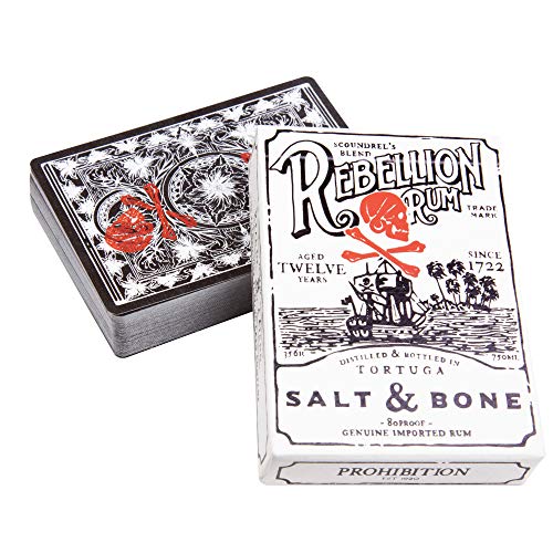 Preisvergleich Produktbild Ellusionist Salz und Knochen Rebellion Rum Spielkarten - Piratenmotiv - Prohibition Serie
