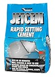 JetCem Rapid Set Cement - Fast setting repair cement - 3kg - Grey