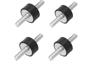Fafeicy 4 x M6 ports en Caoutchouc, Anti Vibration Silentblock, Voiture Bateau Canettes de Éléments d'Amortissement Pour Vibration et Contrôle du Bruit, Externe Double Fil Plot Anti Vibration