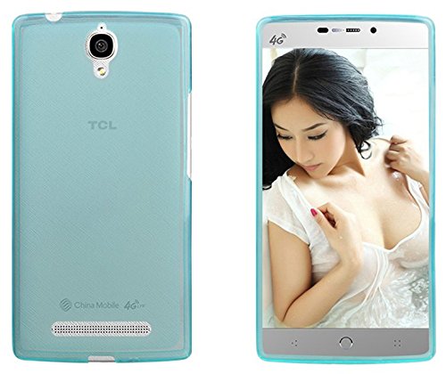 PREVOA        Transparent Funda Silicona TPU Cover Case para TCL P561U 5 5 Pantalla Smartphone - Rosa