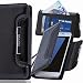 Produktbild numia® - Book-Style Handy Tasche für Microsoft Lumia 640XL / 640XL Dual aus PU Leder mit Bargeld und Kartenfächer - Schutz Hülle im Portemonnaie Design Wallet Etui Cover Farbe: Schwarz