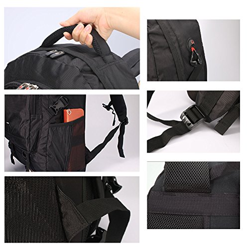 Wasserdichter Laptop-Rucksack Gro  er Tagesrucksack f  r Reisen  Freizeit  Alltag  Schule  Arbeit