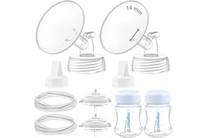 Maymom Pièces de pompe compatibles avec Spectra S2 S1, valve à bride de 14 mm, protecteur de refoulement, pièce de pompe de rechange Spectra S2 non originale