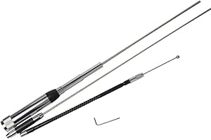 TengKo HH-9000 29,6 MHz/50,5/144/435MHz Antena de Alta Ganancia Radio Móvil Cuatribanda para Wouxun kg-uv920r (III)