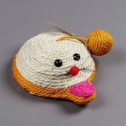 Cat toy Sisal mouse grinding claw props funny cat tray Pet rope knot toy cat scratching toy
