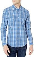 Amazon Essentials Men's Long-Sleeve Slim-fit Casual Poplin Shirt