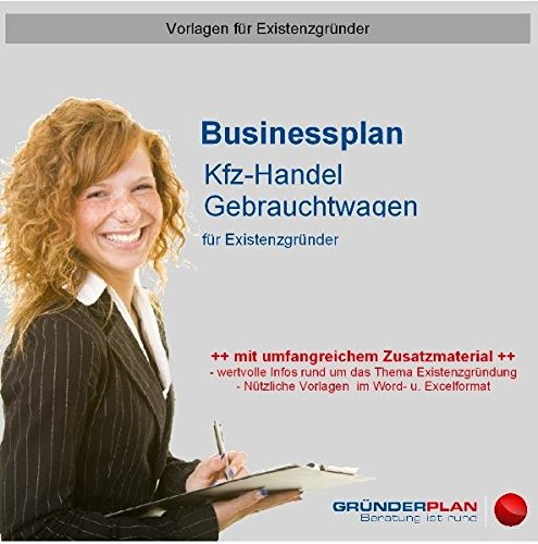 Businessplan Kfz-Handel Gebrauchtwagen für Existenzgründer