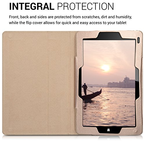 kwmobile Hülle für Chuwi Hi10 Pro – Tabletcover Slim Case Tablet Schutzhülle – Smart Cover Tabletcase Rosegold - 4