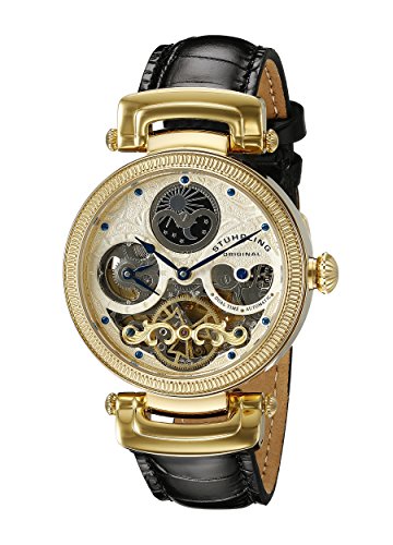 Stuhrling Original 648.02 Herren-Armbanduhr Analog Automatik Leder