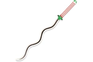 ACTASITEMS Espada de madera para cosplay de anime japonés, 104 cm, Katana-Iguro Obanai