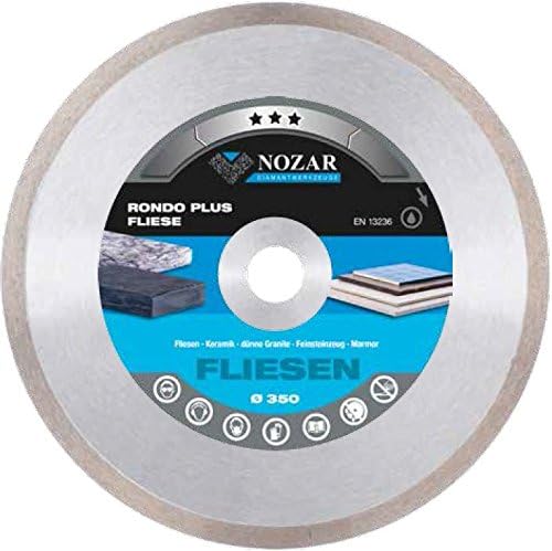 NOZAR Expert Diamond Blade Tiles Rondo Plus 350 x 30.0 mm for Tiles, Ceramic, thin Granite, Porcelain Stoneware, Marble