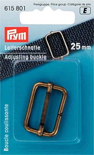 PRYM Anpassung Schnalle, Metall, antik Messing, 25 mm